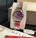 Replica Omega Constellation 28MM New Style Purple Dial Watch
